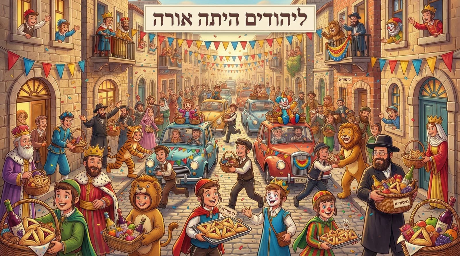 Purim celebration — Sipuraya